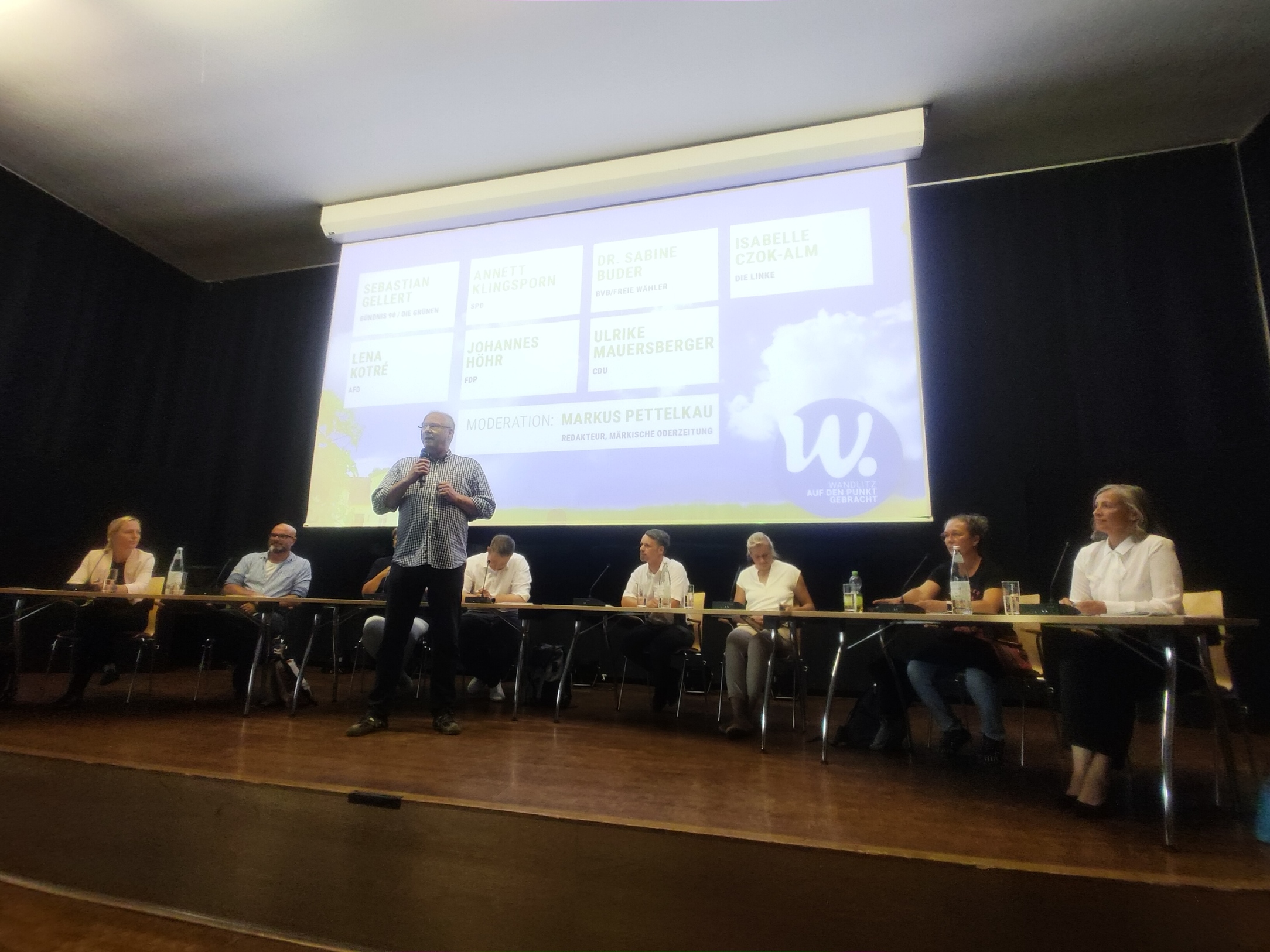 Podiumsdiskussion Wandlitz zur Landtagswahl 2024