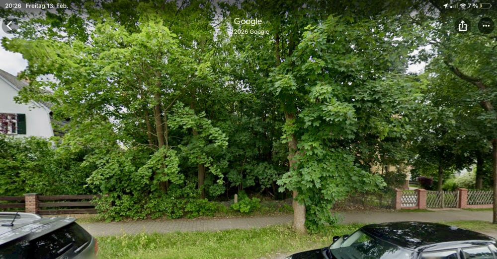 Foto 1a Grundstück vor der Rodung – Apple Karten