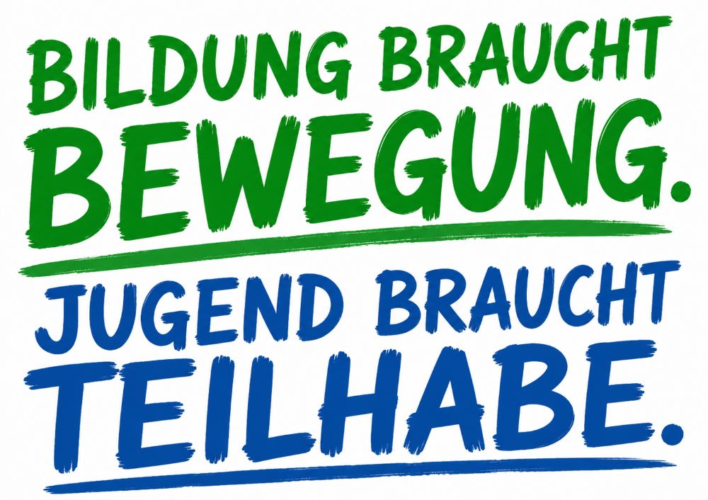 Jugendarbeit-Slogan Demo fertig